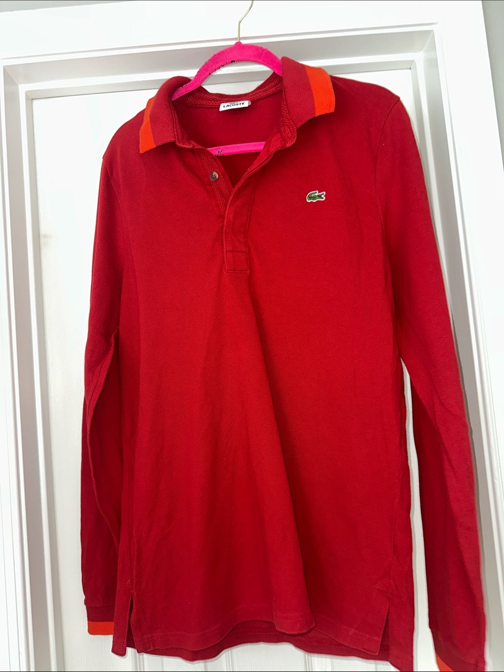 Lacoste long sleeve polo